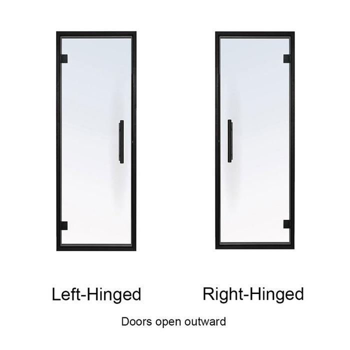 Prosaunas Prehung Tinted Glass Sauna Door 24x73