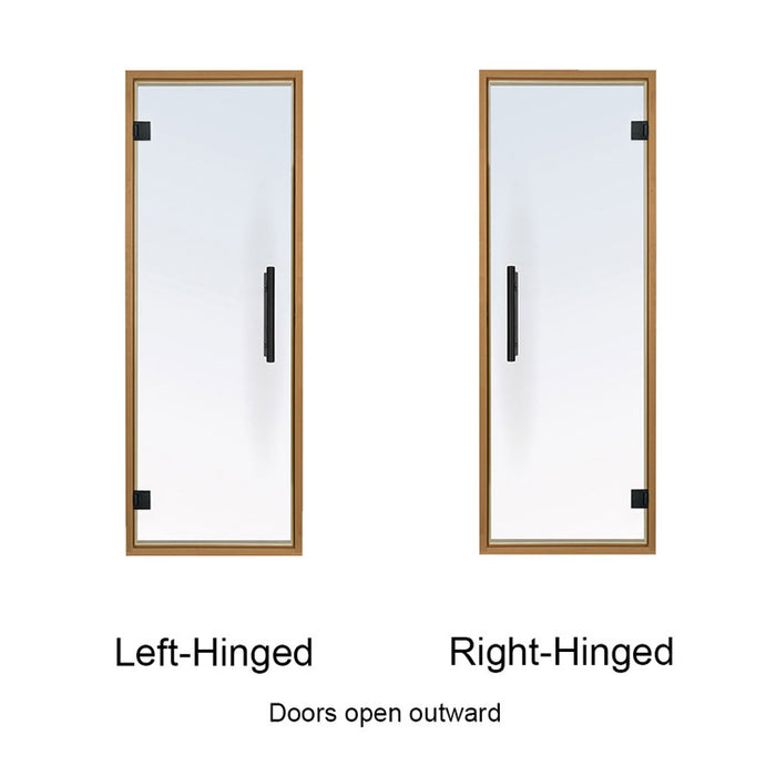 Prosaunas Prehung Tinted Glass Sauna Door 24x73