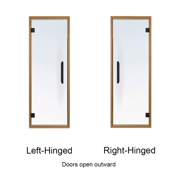 Prosaunas Prehung Clear Glass Sauna Door 24x73