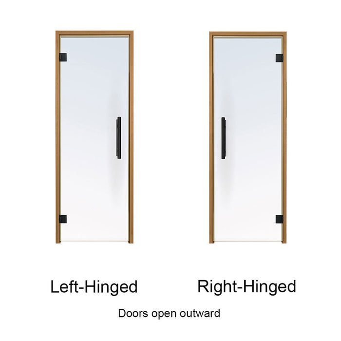 Prosaunas Prehung Clear Glass Sauna Door 24x81