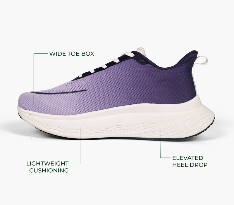Veloci Women's Ascent Running Shoes - Purple