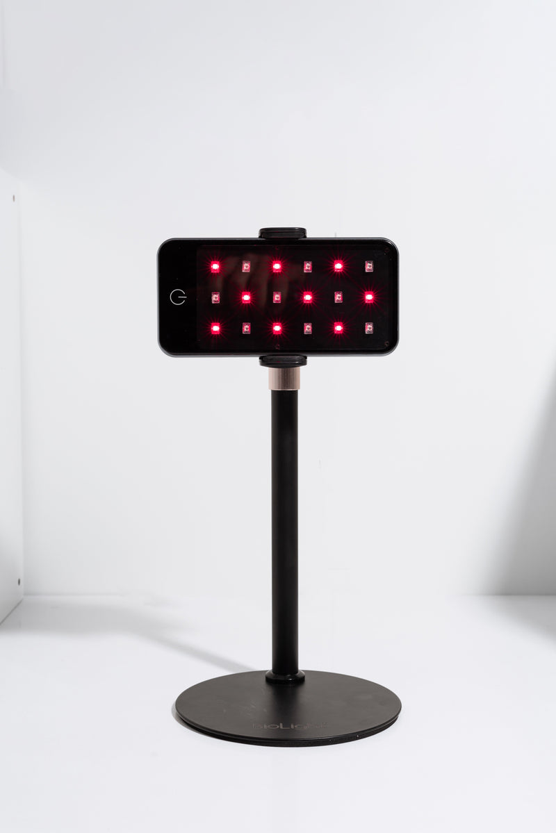 BioLight Glow: Portable Red Light Therapy Device - Slimmest Handheld Solution for On-the-Go Relief