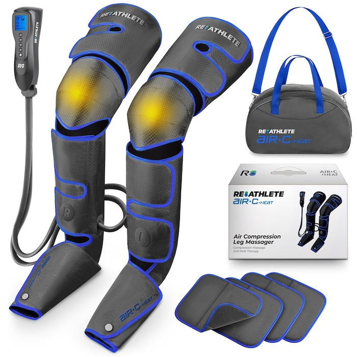 Portable air pressure compression therapy sports recovery leg massager
