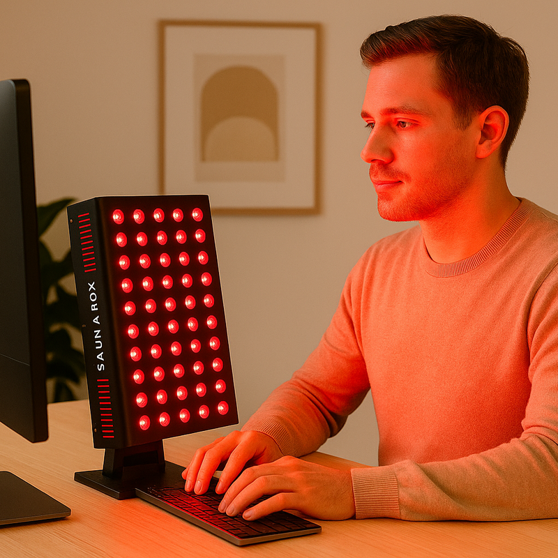 SaunaBox Nova: Desktop Red Light Panel with Near Infrared