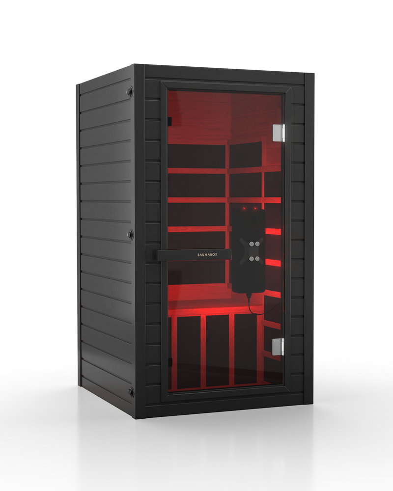 SaunaBox® Solara: Full Spectrum 1-Person Infrared Sauna