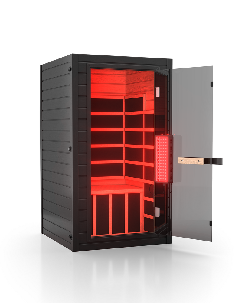 SaunaBox® Solara: Full Spectrum 1-Person Infrared Sauna