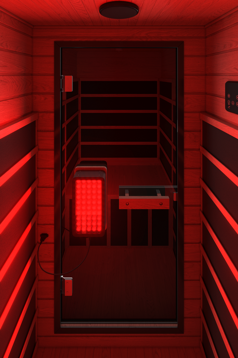 SaunaBox® Solara: Full Spectrum 1-Person Infrared Sauna