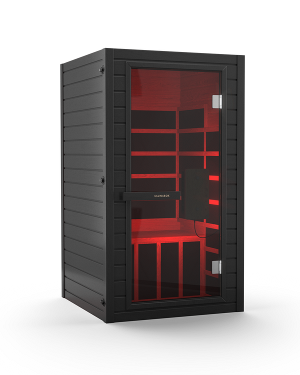 SaunaBox® Solara: Full Spectrum 1-Person Infrared Sauna
