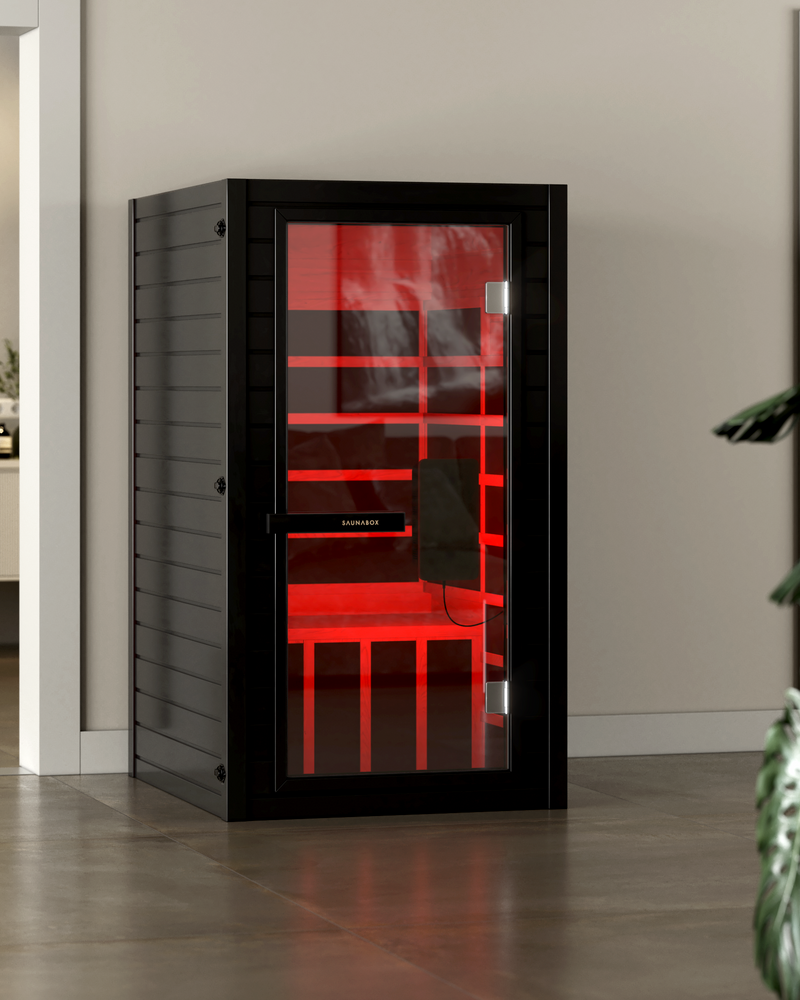 SaunaBox® Solara: Full Spectrum 1-Person Infrared Sauna