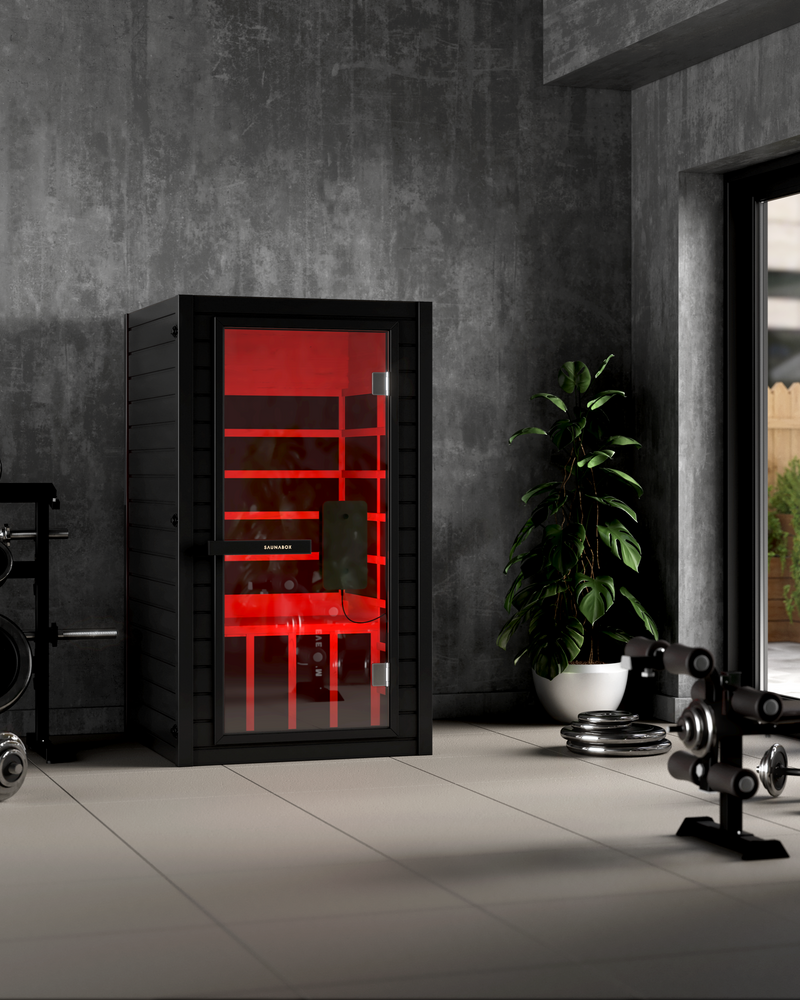 SaunaBox® Solara: Full Spectrum 1-Person Infrared Sauna