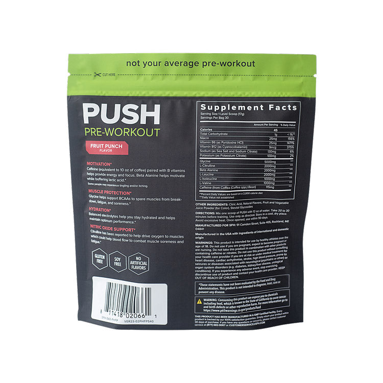 SFH PUSH Pre-Workout