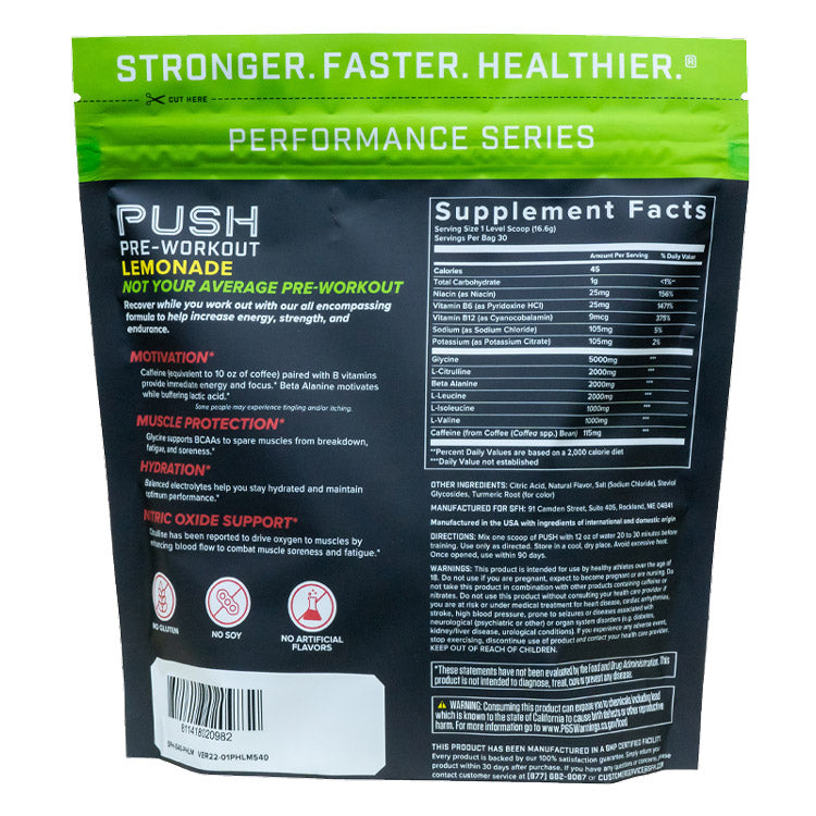 SFH PUSH Pre-Workout