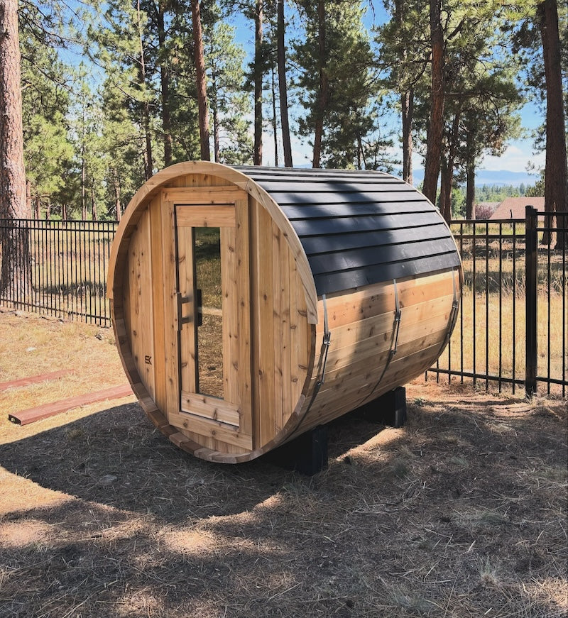 Sweat Kingdom Sweat Barrel 2-6 Person Sauna