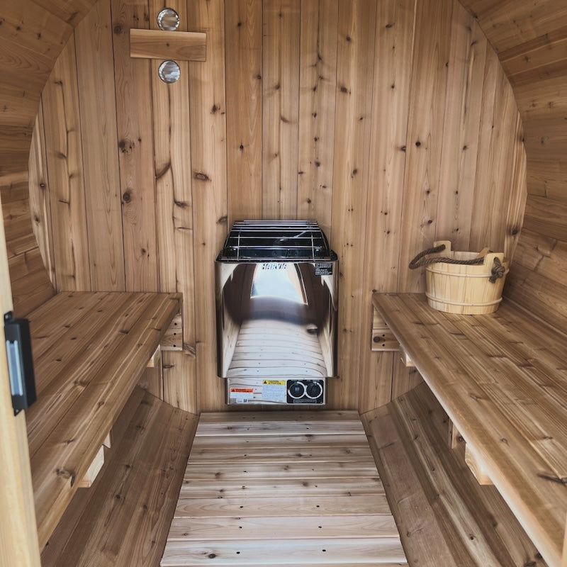 Sweat Kingdom Sweat Barrel 2-6 Person Sauna