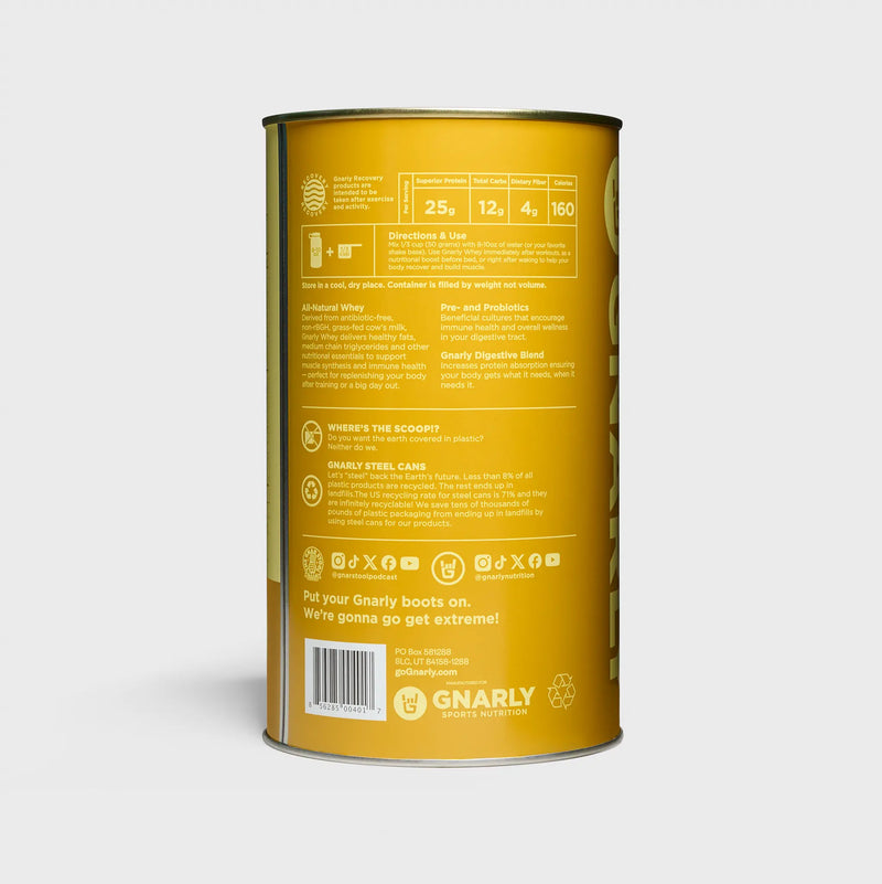 Gnarly Grass Fed Whey Protein