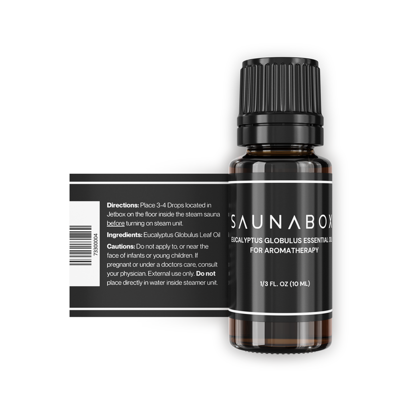 SaunaBox® Eucalyptus Essential Oil for Saunas