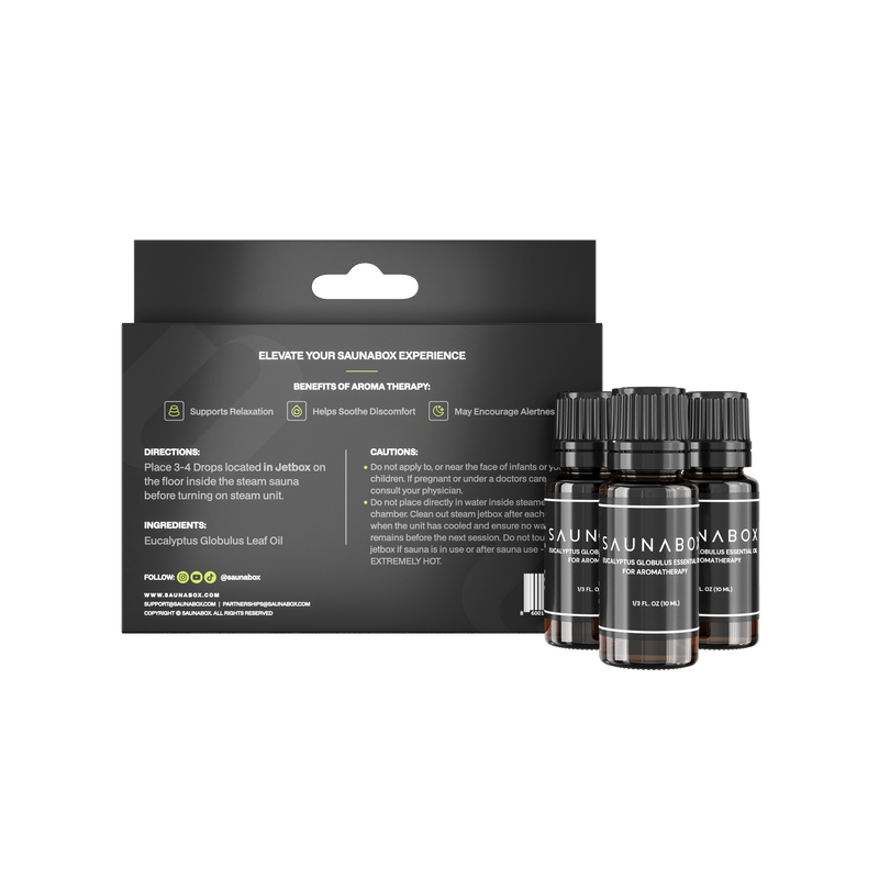 SaunaBox® Eucalyptus Essential Oil for Saunas