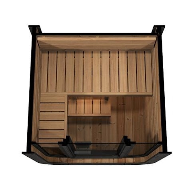 SaunaLife 2-Person CL3G Cube-Series Outdoor Home Sauna