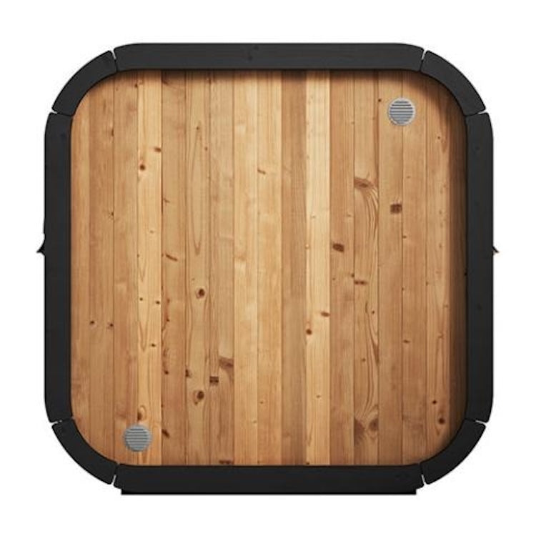 SaunaLife 3-Person CL4G Cube-Series Outdoor Home Sauna