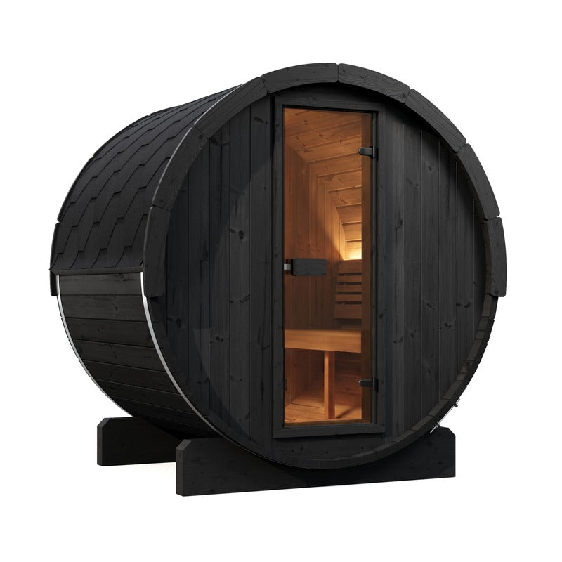 SaunaLife E6 2-4-Person ERGO Series Barrel Sauna