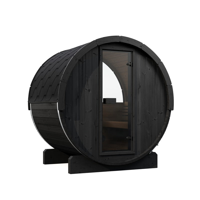 SaunaLife E6 2-4-Person ERGO Series Barrel Sauna