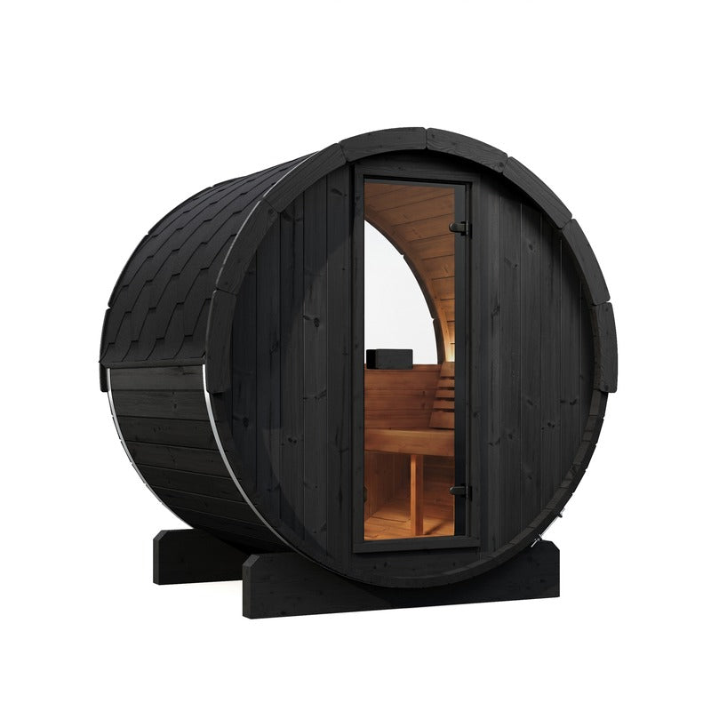 SaunaLife E6 2-4-Person ERGO Series Barrel Sauna
