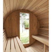 SaunaLife E7 4-Person ERGO Series Barrel Sauna