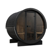 SaunaLife E7 4-Person ERGO Series Barrel Sauna