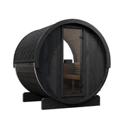 SaunaLife E7 4-Person ERGO Series Barrel Sauna