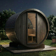 SaunaLife E7 4-Person ERGO Series Barrel Sauna