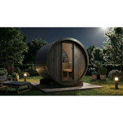 SaunaLife E7 4-Person ERGO Series Barrel Sauna
