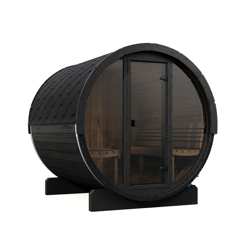 SaunaLife E8 6-Person ERGO Series Barrel Sauna