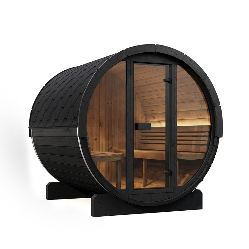 SaunaLife E8 6-Person ERGO Series Barrel Sauna