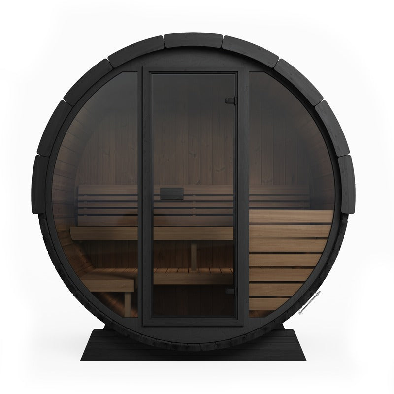 SaunaLife E6 2-4-Person ERGO Series Barrel Sauna