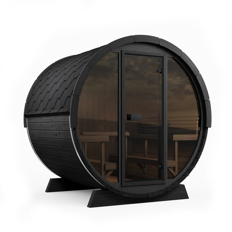 SaunaLife E8 6-Person ERGO Series Barrel Sauna