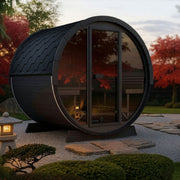 SaunaLife E8 6-Person ERGO Series Barrel Sauna