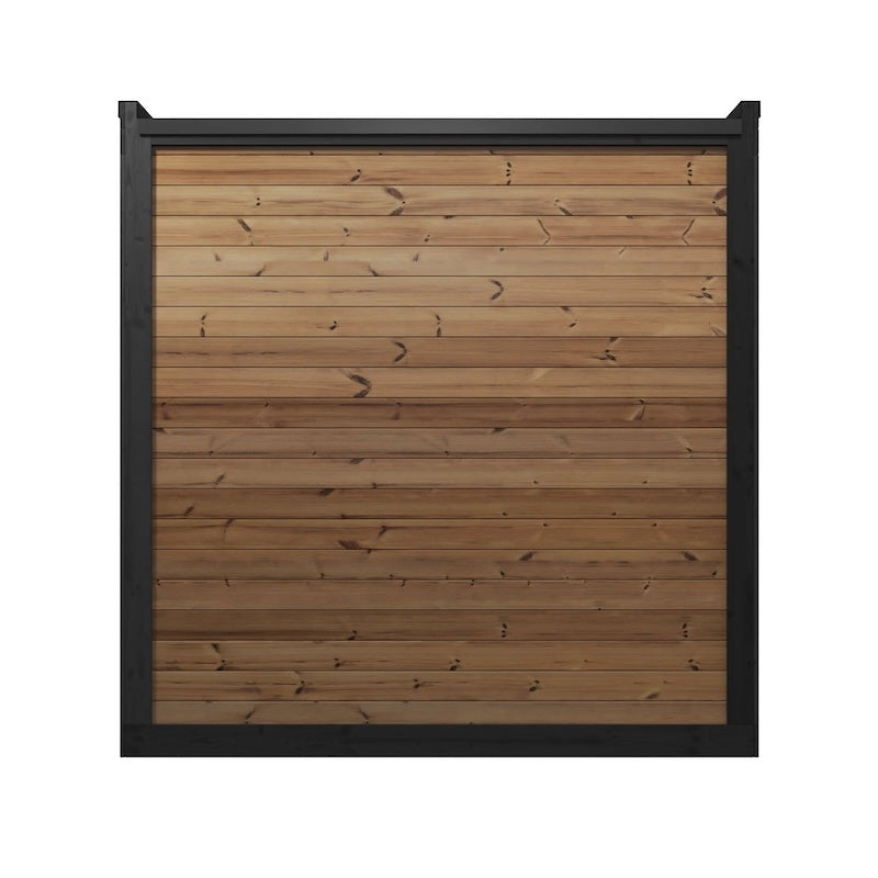 SaunaLife 6 Person GL6 Glass Corner Outdoor Traditional Sauna