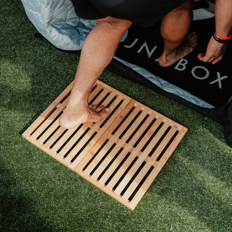 SaunaBox® Bamboo Foldable Sauna Mat
