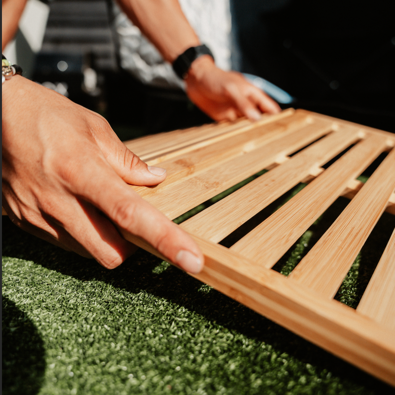 SaunaBox® Bamboo Foldable Sauna Mat