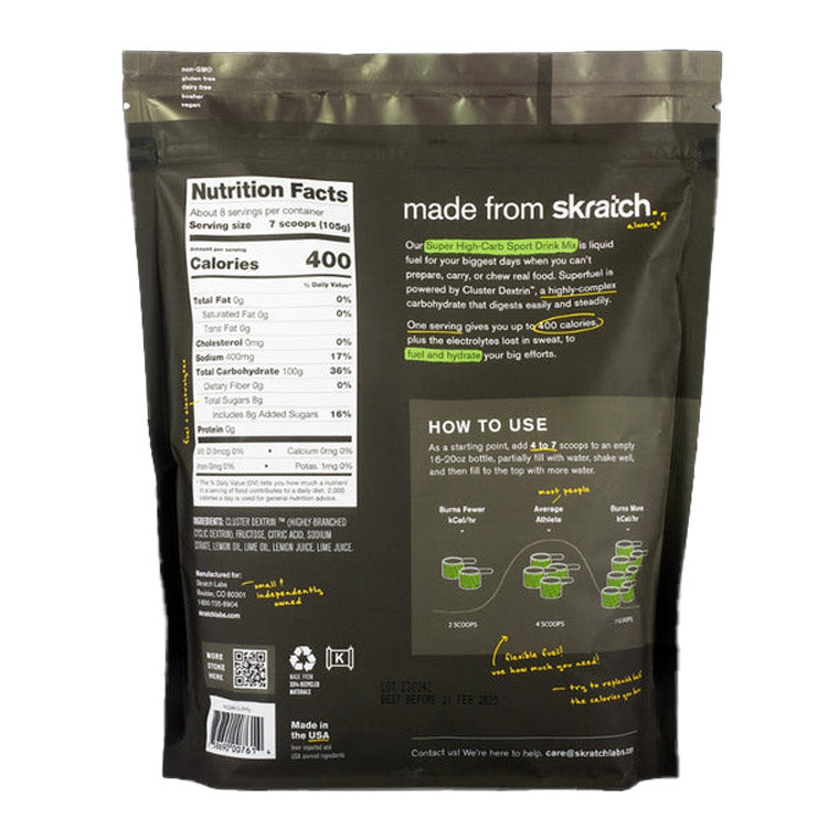 Skratch Labs Sport Super High-Carb Drink Mix
