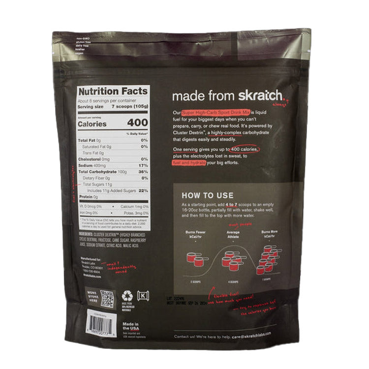 Skratch Labs Sport Super High-Carb Drink Mix