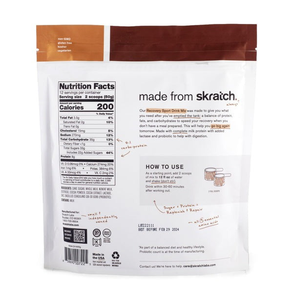 Skratch Labs Recovery Sport Drink Mix