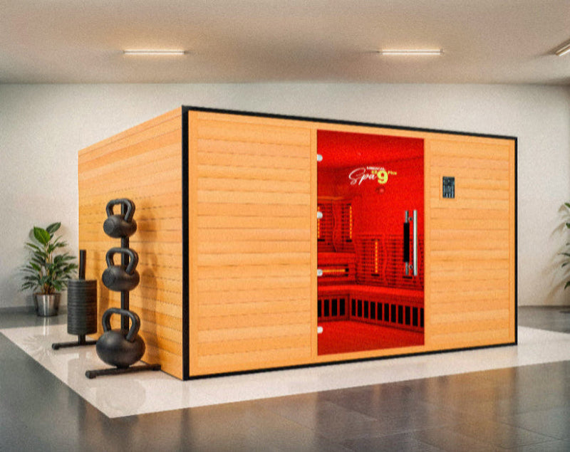 Medical Saunas 6-9 Person Infrared Commercial Spa 489Plus