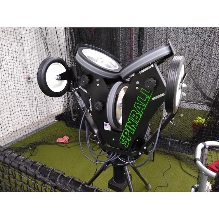 Spinball iPitch Programmable 3 Wheel Pitching Machine