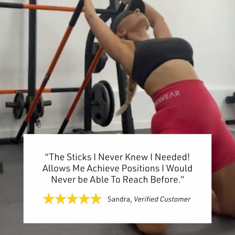 Stick Mobility Training Stick Bundle - Stretching Tool for Mobility & Flexibility