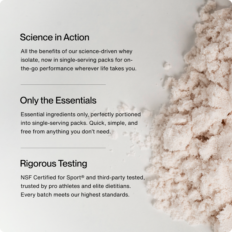 Momentous Whey Protein Isolate 10-Travel Packs