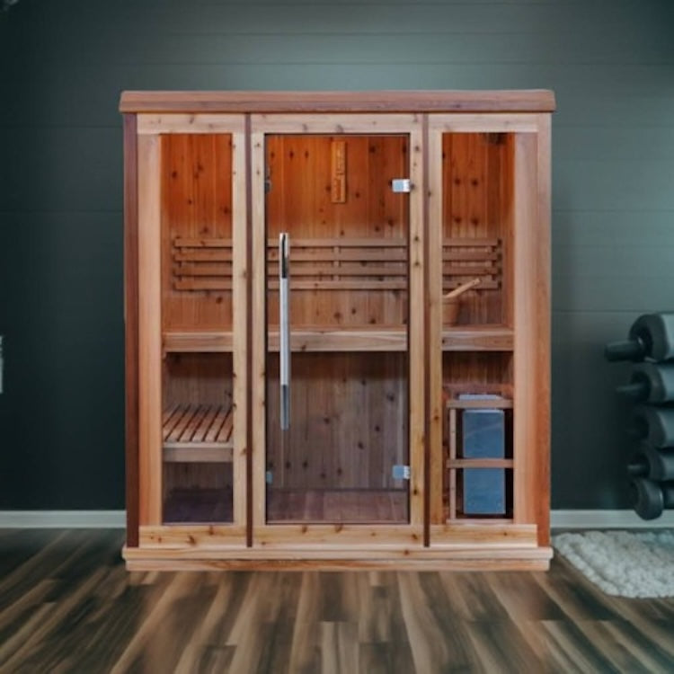 SunRay Hampton 3-Person Traditional Sauna — Recovery For Athletes