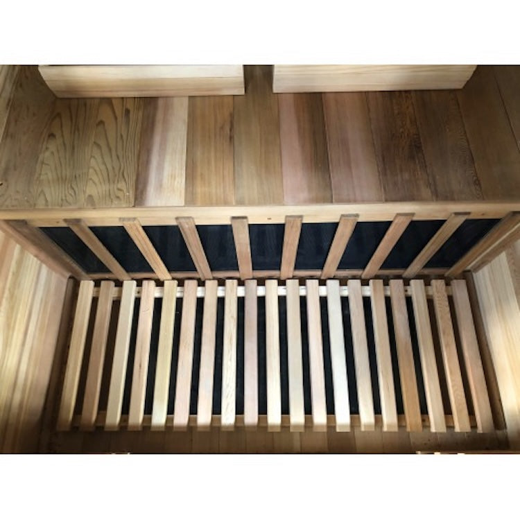 SunRay Sierra 2 Person Cedar Infrared Sauna with Carbon Heaters