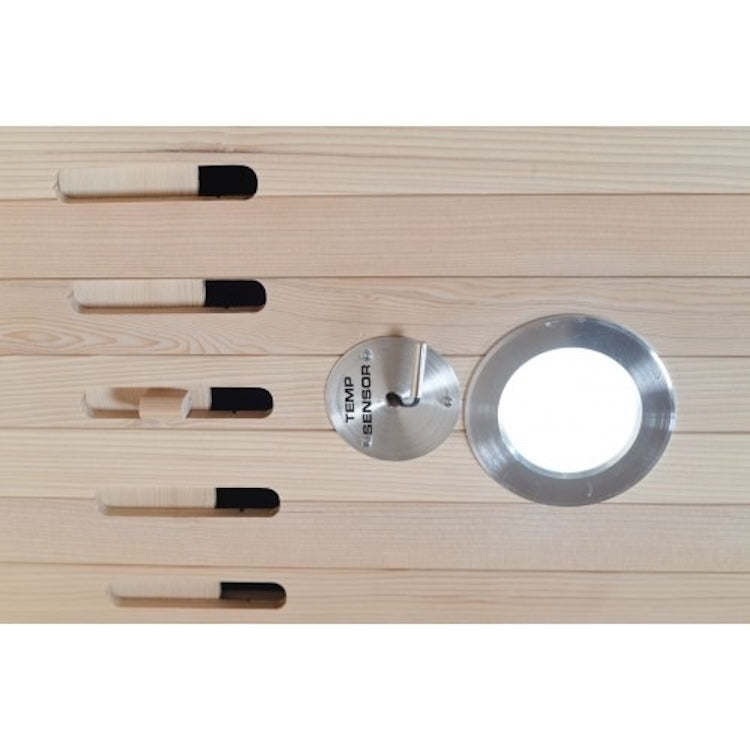 SunRay Sierra 2 Person Cedar Infrared Sauna with Carbon Heaters