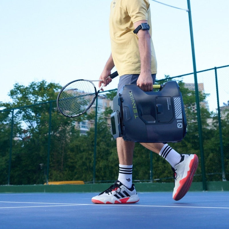 Tenniix Basic Smart Tennis Ball Machine | Recovery for Athletes